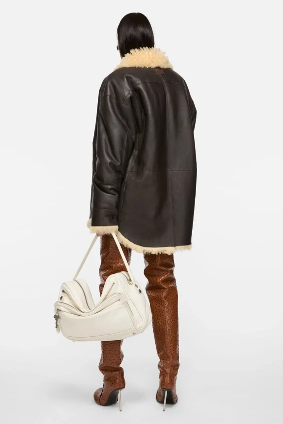 Skjortjacka i shearling
