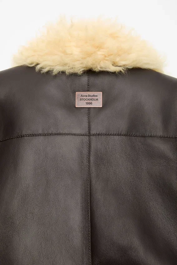 Skjortjacka i shearling