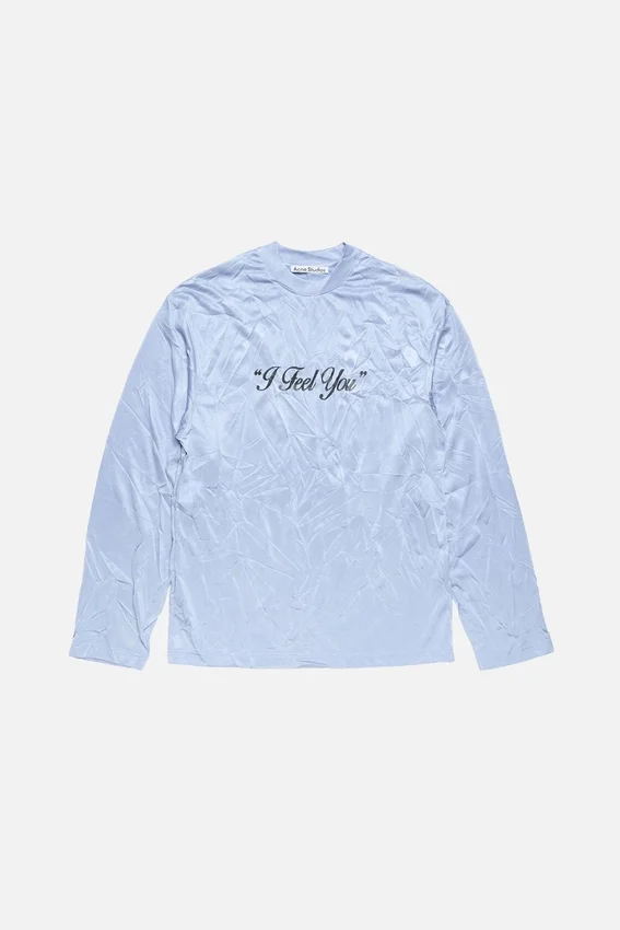 Skrynkliga T-shirtar med tryck