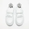 Sneakers i läder med kardborreband