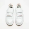 Sneakers i läder med kardborreband