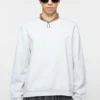 Sweatshirt med fleece-logotyp