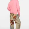 Sweatshirt med fleece-logotyp