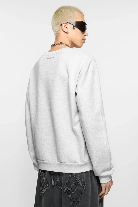 Sweatshirt med fleece-logotyp