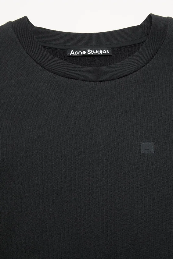 Sweatshirt med fleece-logotyp