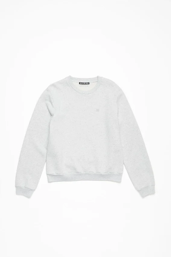 Sweatshirt med fleece-logotyp