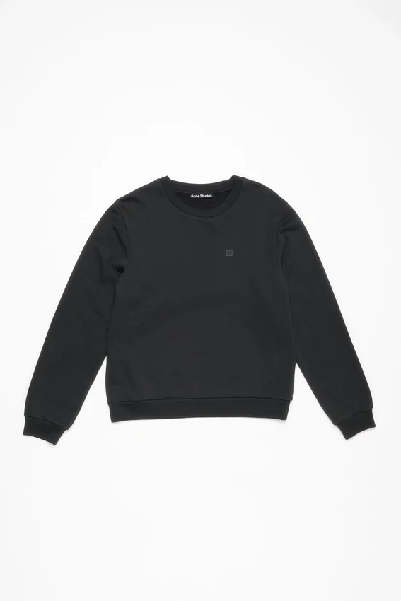 Sweatshirt med fleece-logotyp