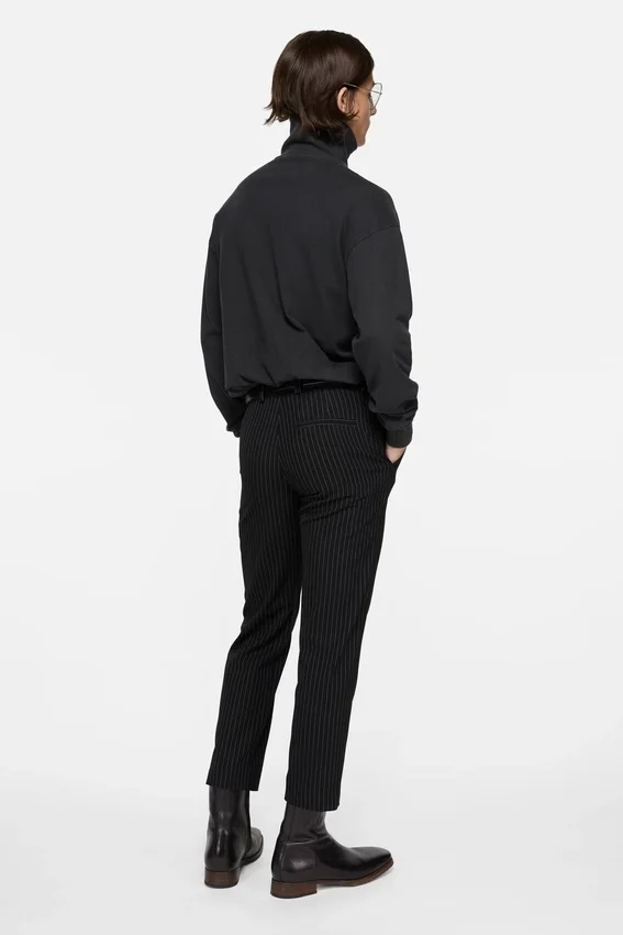 Sweatshirt med halv dragkedja och logotyp
