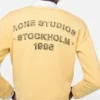 Sweatshirt med sprayat logotryck