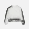 Sweatshirt med sprayat logotryck