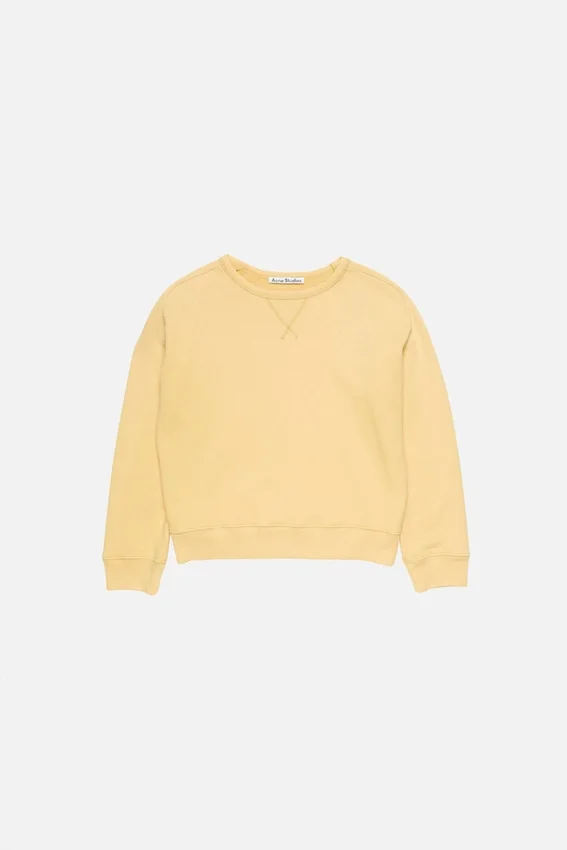 Sweatshirt med sprayat logotryck