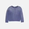 Sweatshirt med sprayat logotryck