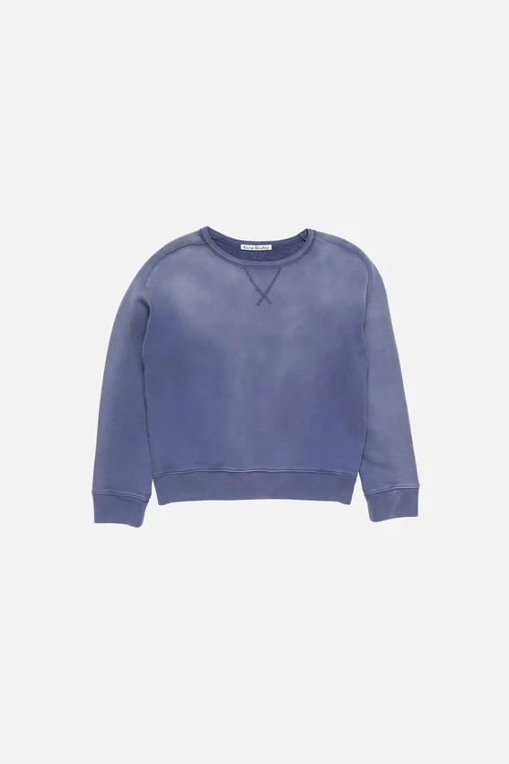 Sweatshirt med sprayat logotryck