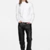 T-shirt med ansiktslogotyp