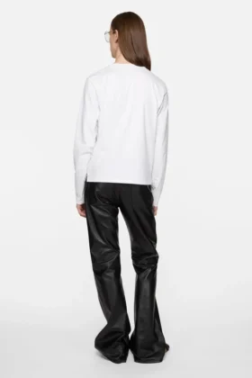 T-shirt med ansiktslogotyp