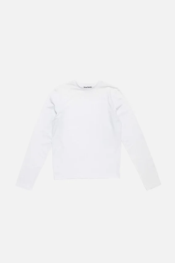 T-shirt med ansiktslogotyp