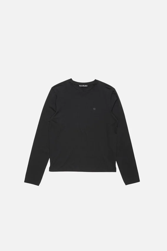 T-shirt med ansiktslogotyp