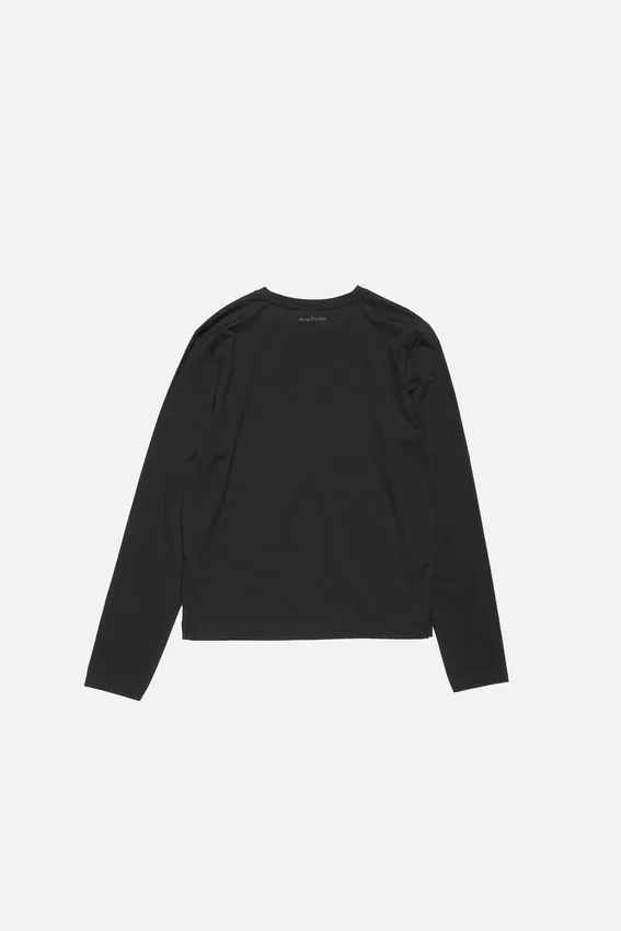 T-shirt med ansiktslogotyp