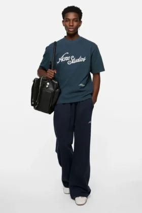 T-shirt med broderad logotyp