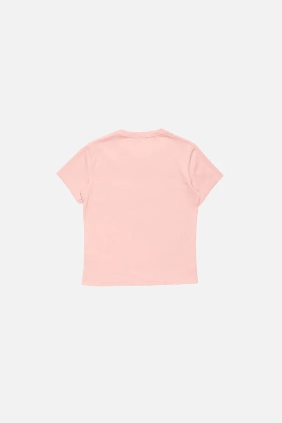 T-shirt med figursydd passform och logotyp