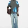 T-shirt med glitterlogotyp