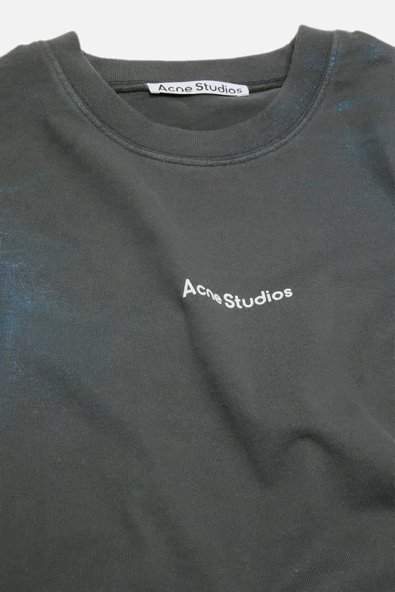 T-shirt med glitterlogotyp