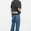 T-shirt med gotisk logotyp