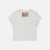 T-shirt med grafiskt tryck i figursydd passform