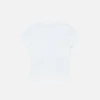 T-shirt med grafiskt tryck i figursydd passform