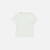 T-shirt med gummilogotyp