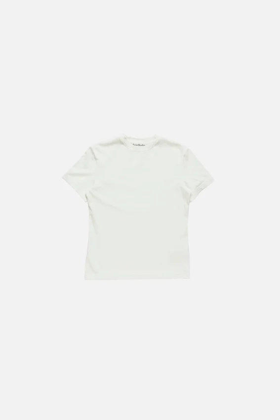 T-shirt med gummilogotyp