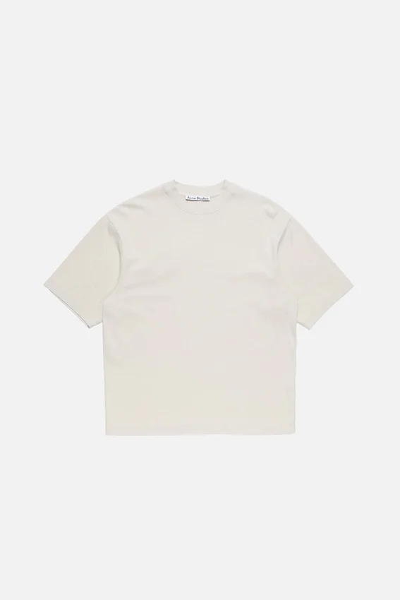 T-shirt med gummilogotyp