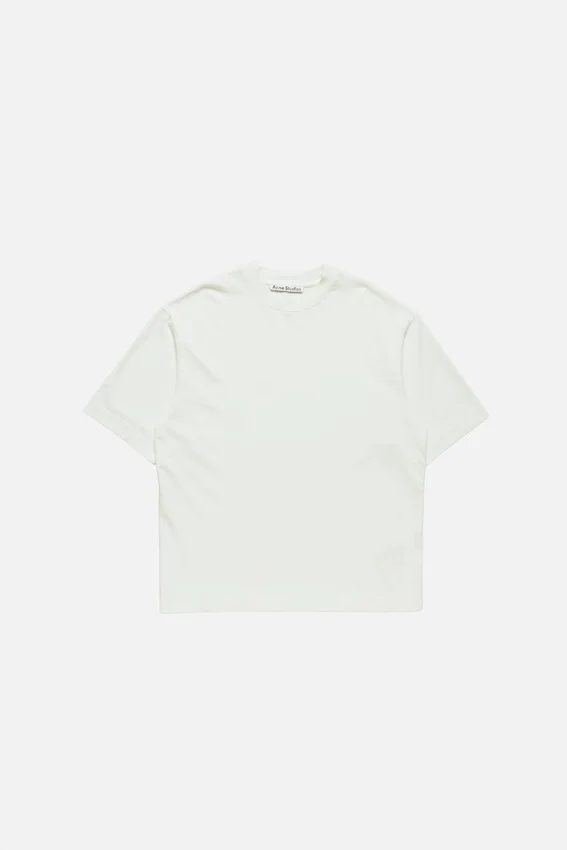 T-shirt med gummilogotyp