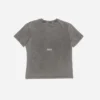 T-shirt med gummilogotyp