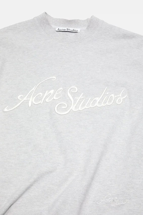 T-shirt med logotyp – avslappnad passform