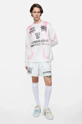 T-shirt med sporttröje-motiv