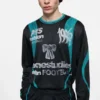 T-shirt med sporttröje-motiv