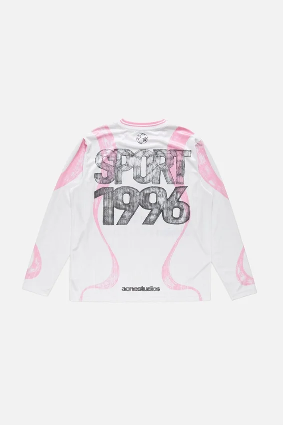T-shirt med sporttröje-motiv