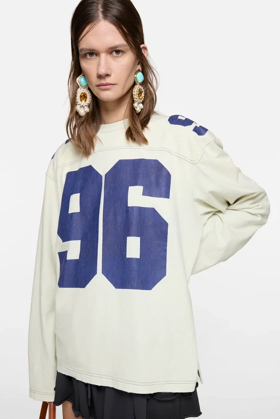 T-shirtar i jersey med logotyp