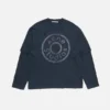 T-shirtar med lager-på-lager-logotyp