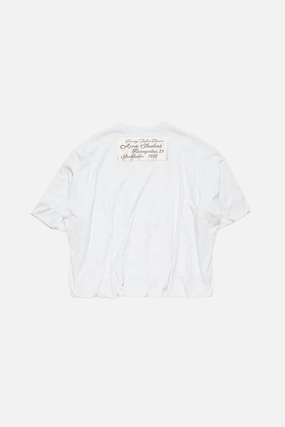 T-shirtar med rynkad logotyp