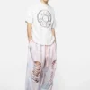 T-shirtar med slitet logo-tryck