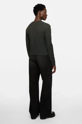T-shirtar med slitet logo-tryck