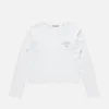 T-shirtar med slitet logo-tryck