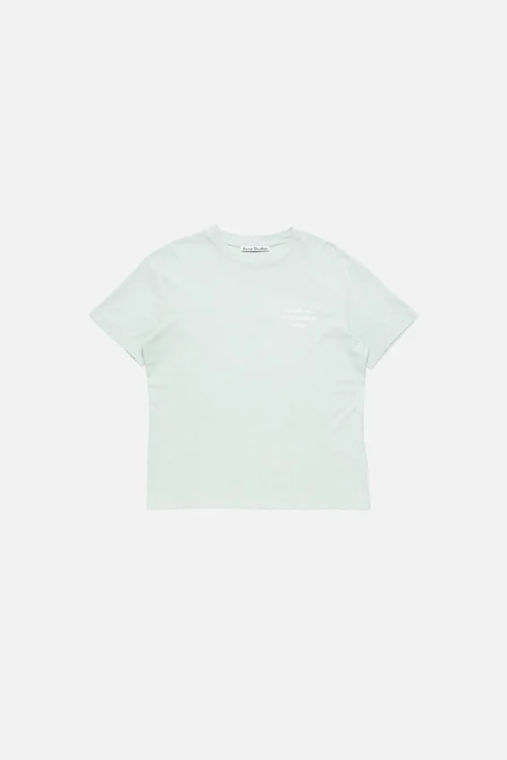 T-shirtar med slitet logo-tryck