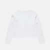 T-shirtar med slitet logo-tryck
