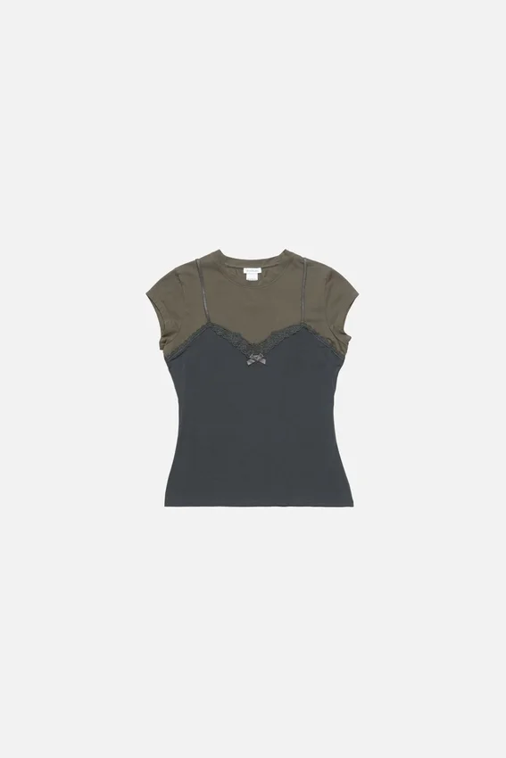 T-shirtar med spetslager