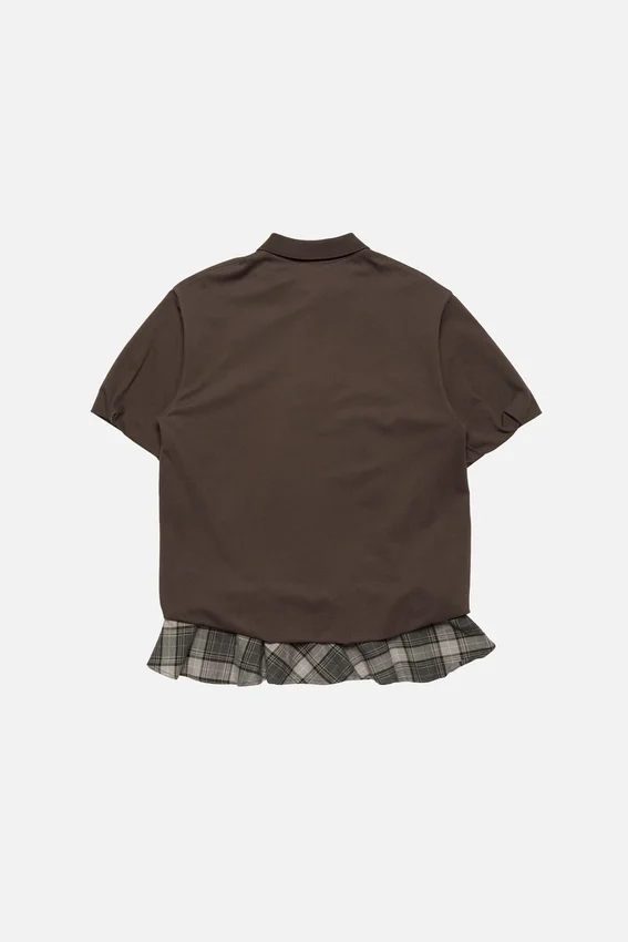 T-shirtklänning i lager-på-lager-stil