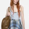 Tanktop i silkesstickat