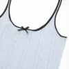 Tanktop i silkesstickat